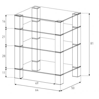 Hi-Fi стойка Sonorous RX 5040 C INX